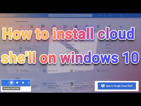 how to install cloud she'll on windows 10