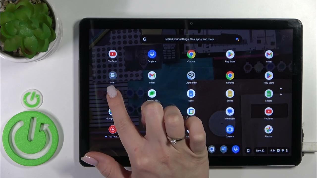 Lenovo IdeaPad Duet Chromebook How To Create Home Screen Folders