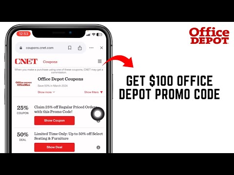 How To Get $100 Office Depot Promo Code 2024 (BUSINESS DISCOUNTS)
