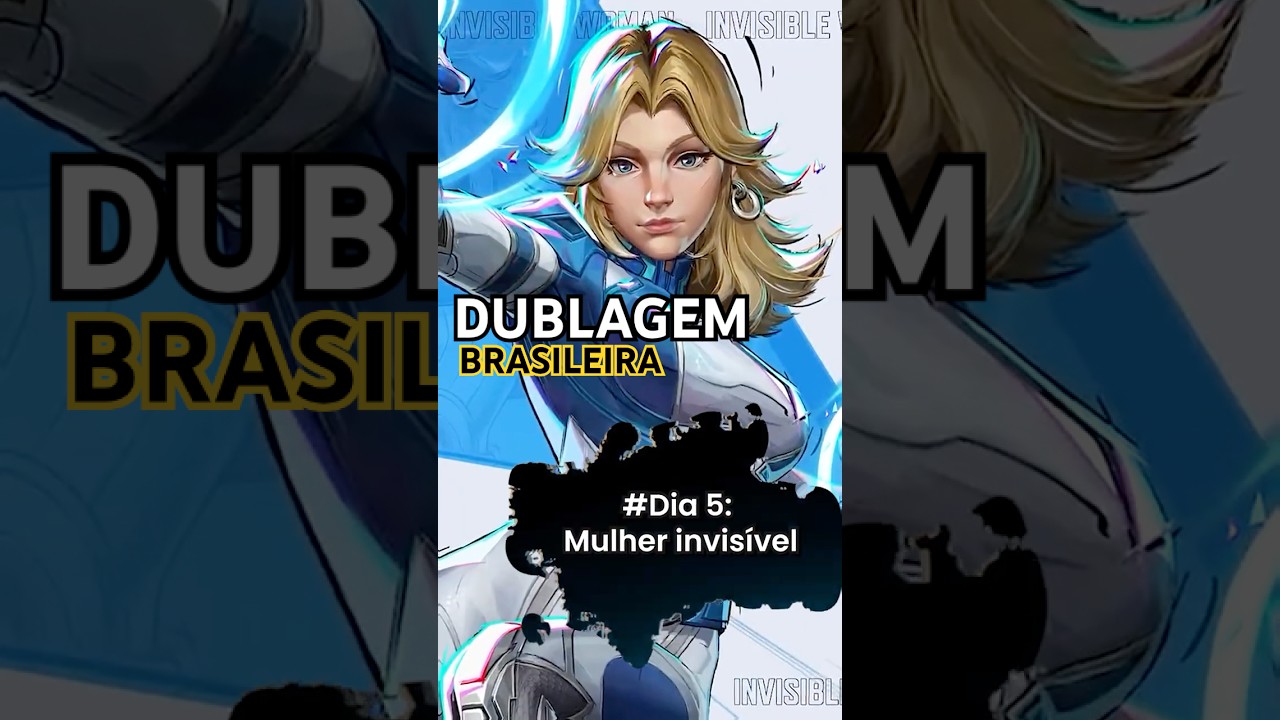 ESSA É A DUBLAGEM BRASILEIRA DA MULHER INVISIVEL NO MARVEL RIVALS!!