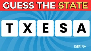 Scrambled States Quiz 🧩 | Can You Unscramble All 50 U.S. States?