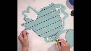 DIY Spring Bird Decor Idea