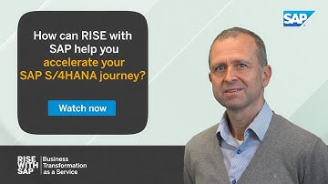 How can RISE with SAP help you accelerate your SAP S/4HANA journey?