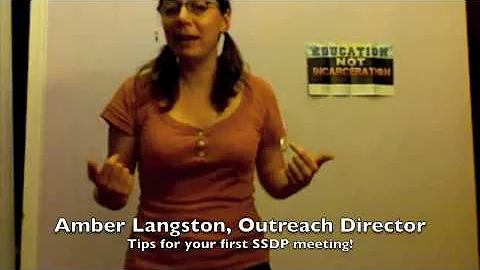 First SSDP Meeting Tips with Amber Langston