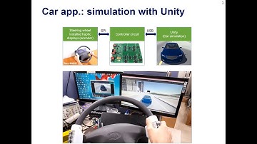 Haptic display in car navigation assistance