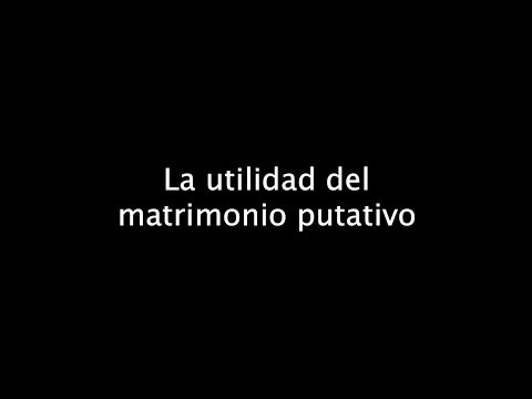 Video: ¿Qué es un matrimonio putativo?