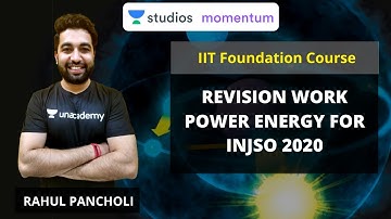 Revision Work Power Energy for INJSO 2020 | IIT Foundation | Use Code RALIVE to Get 10% OFF