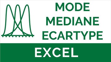 Excel #20 : Les fonctions statistiques: MODE, MEDIANE et ECARTYPE