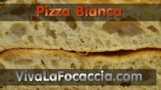 Ricetta Pizza Bianca (Focaccia) Senza Impastatrice - YouTube