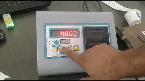 Demo for Weighing Printer Indicator Eco | Part 3