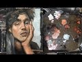 Oil painting the portrait with kenney mencher