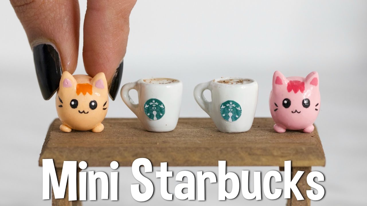 DIY MINI STARBUCKS World's Smallest Starbucks! YouTube