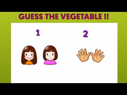 Connection game English /Guess The vegetable / Brain Games for kids / Fun games