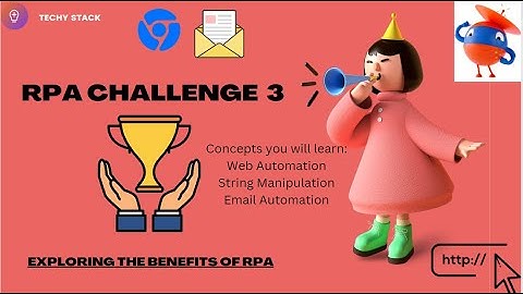Uipath | RPA Challenge3 #techystack #uipath  #robotics #rpa #rpastarschallenge #stardex