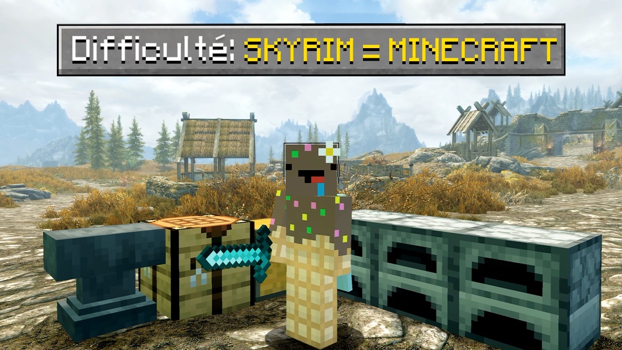 J'ai réussi à installé Minecraft dans Skyrim.. (le futur du moddé)