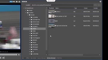 GV STRATUS And EDIUS Project Management
