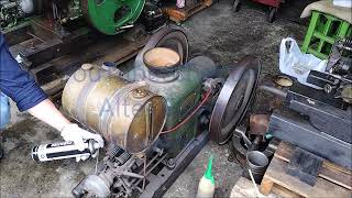 石油発動機クボタCHD7馬力　始動！　KUBOTA Stationary Engine”CHD”7HP Start  Up!