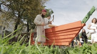 Ладья купца Садко пришвартовалась в Москве (новости) Ладья купца Садко пришвартовалась в Москве (новости)