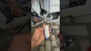 Cara mengganti kapasitor mesin cuci #diperbaiki #mesin #tembaga #diy