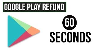 Refund an app on Google Play Store - 60 Second Tutorial