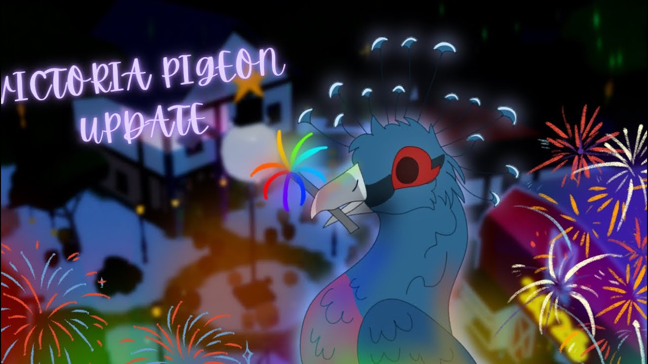 Victoria pigeon update in feather family! 🪶🕊️