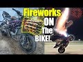 Strapped Firework's To My Motorcycle! - INSANE OUTCOME!