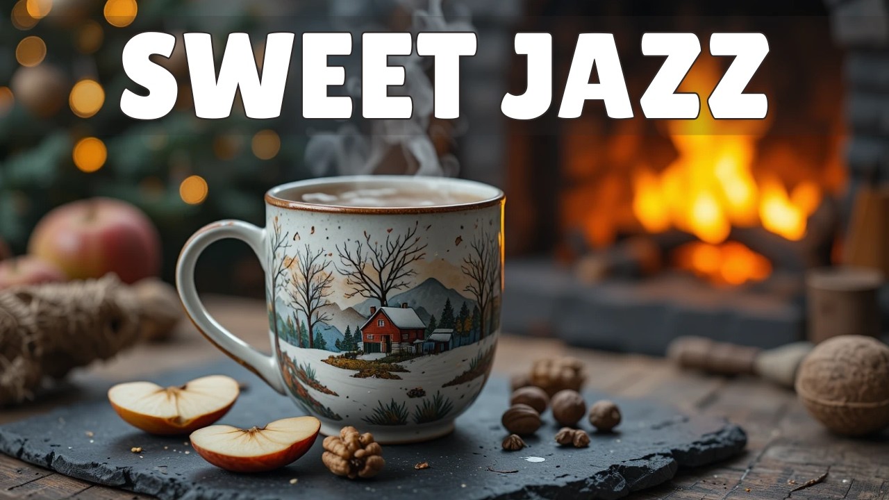 Relaxing Happy Morning Jazz 🐱 Calm Cafe Ambience & Coffee Sounds
