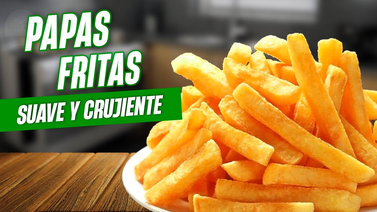 PAPAS FRITAS SUAVES Y CRUJIENTES: Sin añadirle nada! - OÍDO CHEF #recetas #pan #hamburguesa #burger