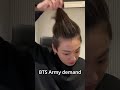 Bts army demand jungkook to cut his hair and his response goes viral bts btsarmy