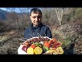 🐥 Rural Outdoor Chicken Skewers Kebab | Relaxing Wilderness Cooking Grilled Chicken Recipe
