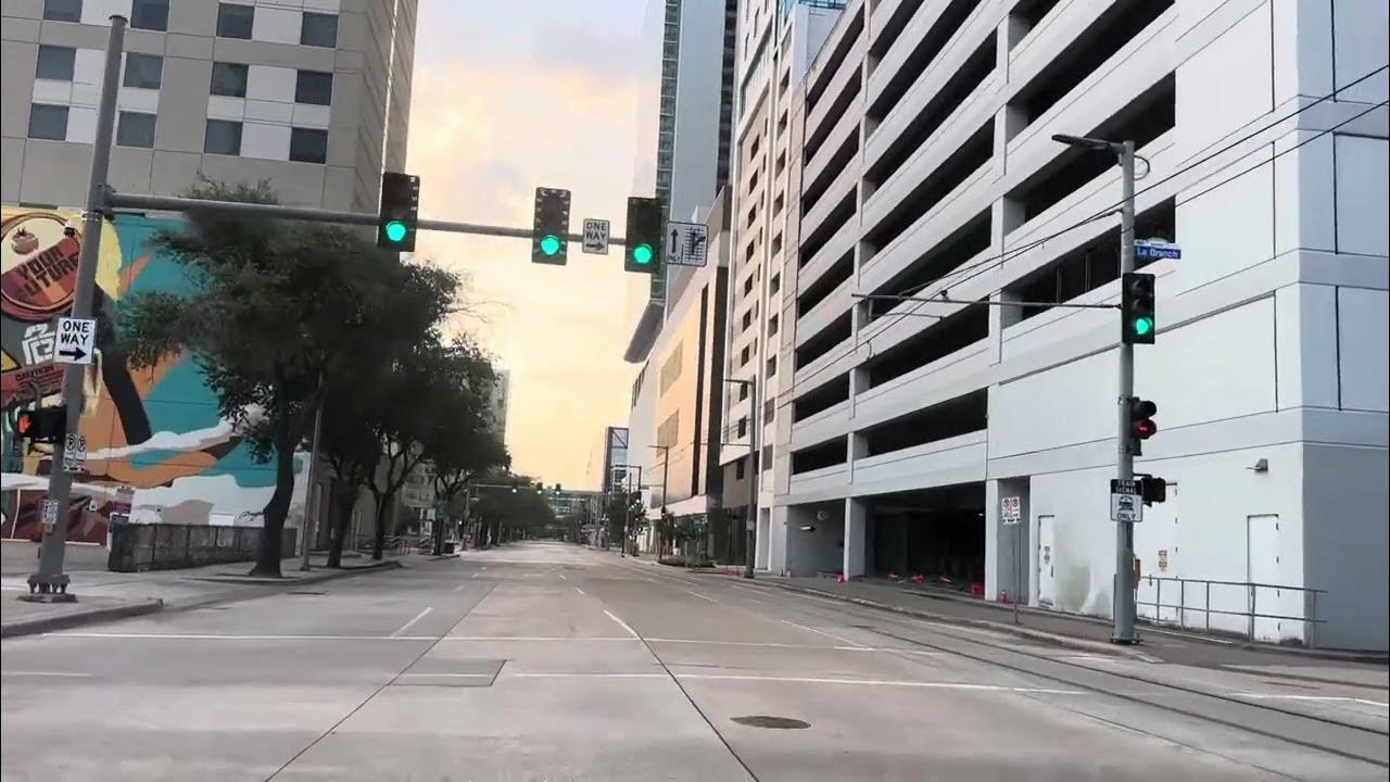 Rusk St in Downtown Houston,Texas YouTube