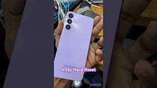 SAMSUNG A05s hard reset solution 10000% success