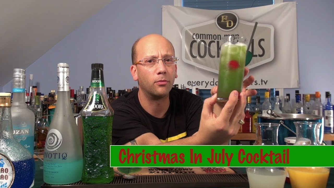 How To Make The Christmas In July Cocktail YouTube