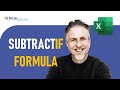 Excel Subtract IF | Subtract If Not Blank | If Match Then Subtract | Subtract If Cell Contains Text