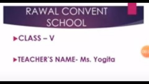 Class- V, Subject- Maths, Topic- Multiplication,  Rawal convent school