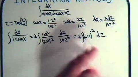 Integration Rational Trigonometric Functions [B] Example 1