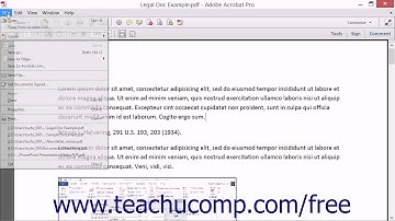 Enabling Extended Commenting in Acrobat Reader - Adobe Acrobat XI Training Tutorial Course