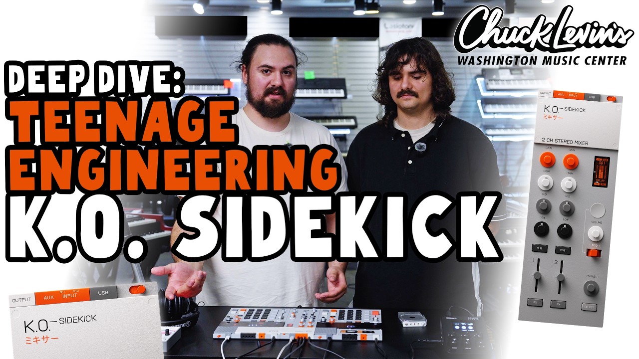 Mix your samplers like a DJ set! Teenage Engineering EP-136 K.O.