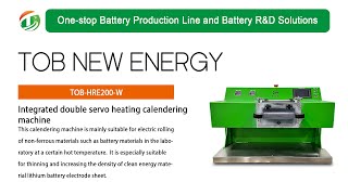 Double Servo Heating Calendering Machine for Dry Electrode Research