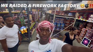 WE BLEW UP THE BLOCK‼️💥 FIREWORK WAR