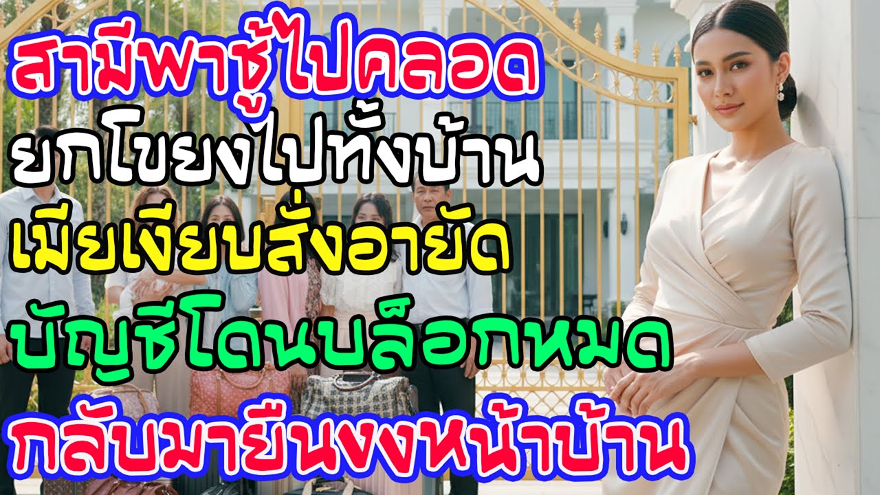 ผัวพาชู้ไปคลอดตปท.พร้อมญาติ6คน ฉันนิ่งสั่งอายัดทุกบัญชี พอกลับมายืนค้างหน้าบ้านเข้าไม่ได้