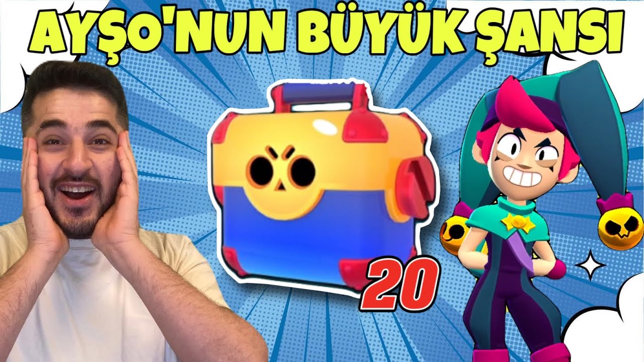 BELEŞ MEGA KUTUDAN AYŞO'YA CHESTER ÇIKTI, HAVALARA UÇTU! -BRAWL STARS