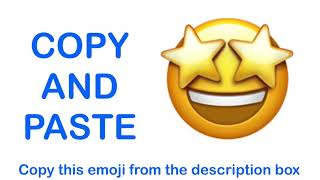 Star Struck EMOJI ( APPLE ) - COPY and PASTE EMOJIS