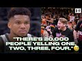 Giannis On Suns Fans Trolling Him During Free Throws: "Of Course I Notice"