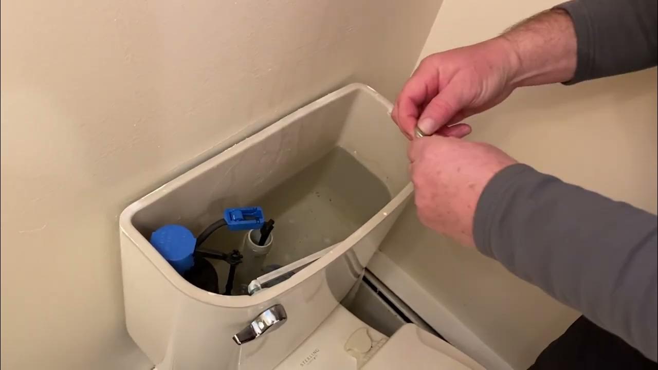 Quick Fix For Toilet Flapper That Stays Up. Takes Seconds & Works Perfect ! YouTube
