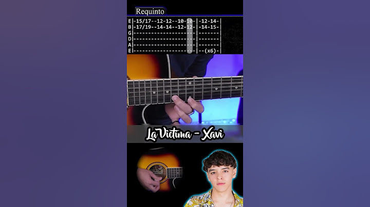 La Víctima - Xavi - Requinto  | TABS | Tutorial Guitarra