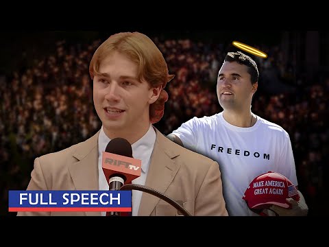 Kai Schwemmer speech at Charlie Kirk Vigil in Utah