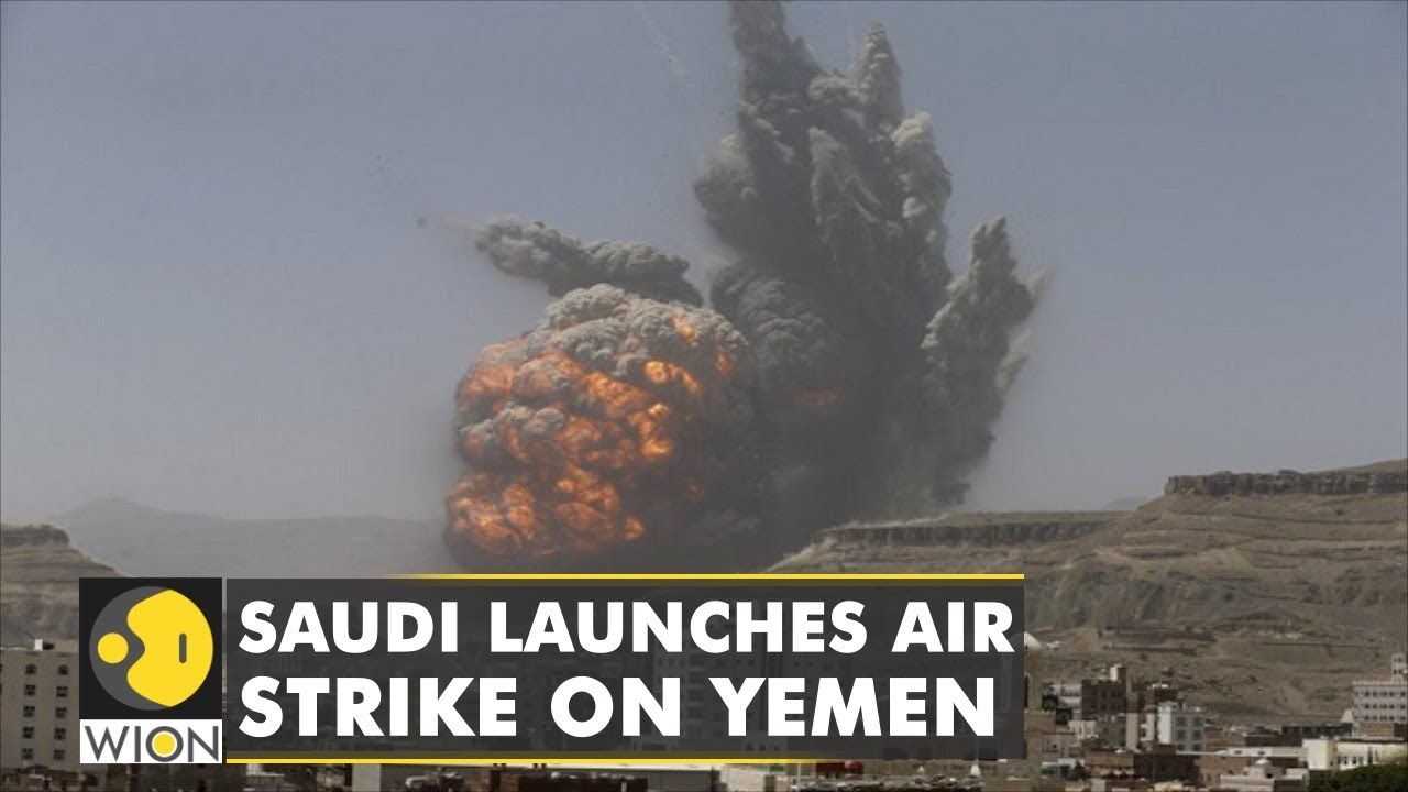 After Abu Dhabi drone attack Saudi launches strikes at Yemen's Houthi rebels in retaliation - YouTube