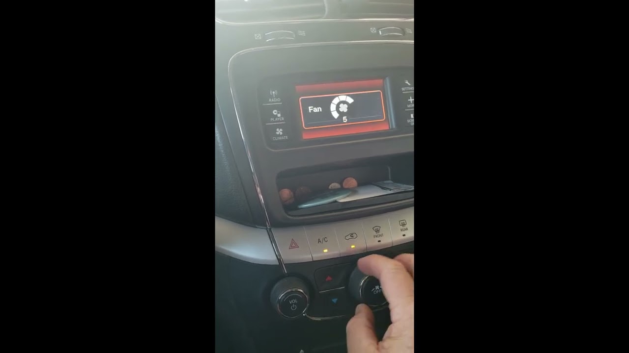 2017 Dodge Journey AC Climate Control keeps turning itself off & on 07-2019