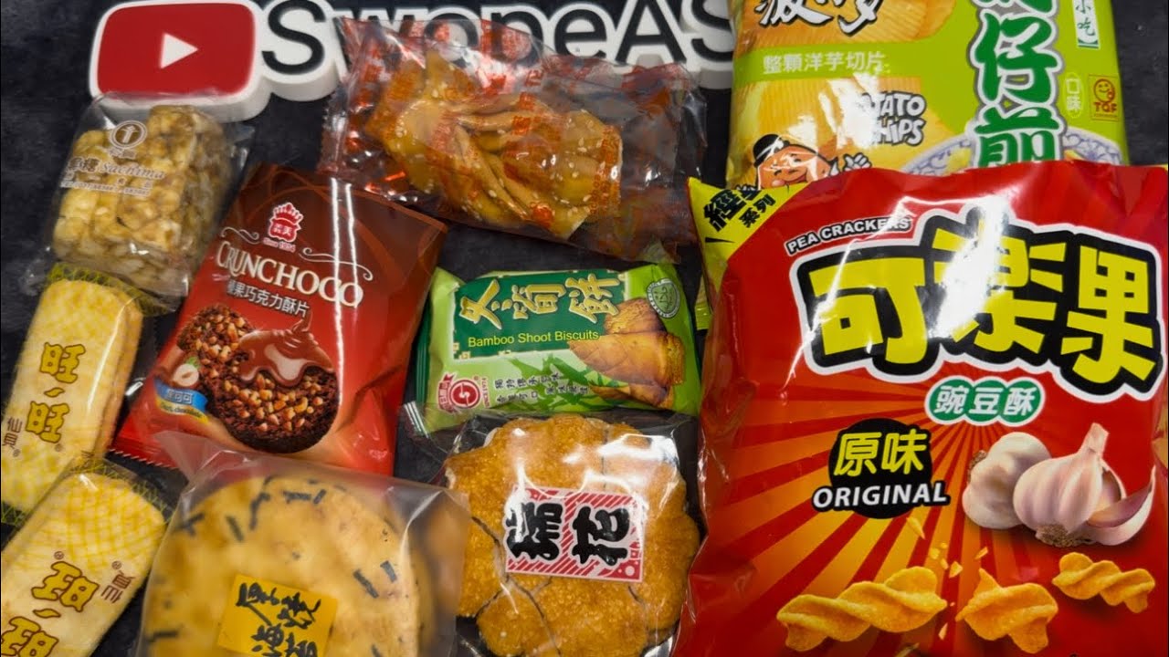 ASMR Snack Crate, Assortment of snacks from around the world!